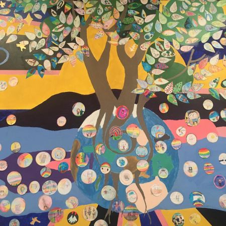 Singing Tree Mural at Ashfield Juniors Primary School